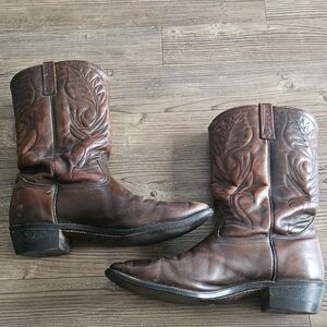 Red Wing Pecos Cowboy Boots 9801 Brown Leather Size 14 D Men